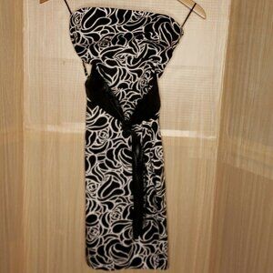 Guess Strapless Dress With Faux Leather Belt 5